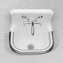 Commercial Enameling White 24 x 20 x 22-3/4 in. Cast Iron Service Sink 
