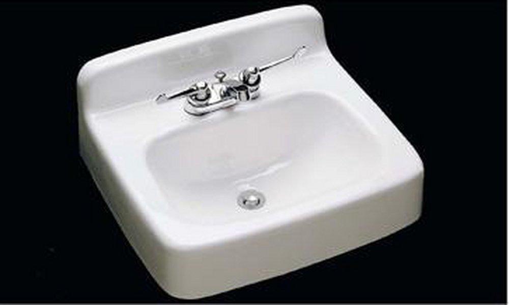 Commercial Enameling White Rectangular Service Sink 