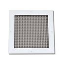 Shoemaker Manufacturing Driftwood Tan 12 x 12 in. Return Grille in Driftwood Tan and in Soft White Aluminum 