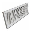 Shoemaker Manufacturing Soft White 6 in. Baseboard Return Air Grill 