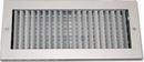 Shoemaker Manufacturing Soft White 10 in. Steel Adjustable Sidewall Register in Soft White 