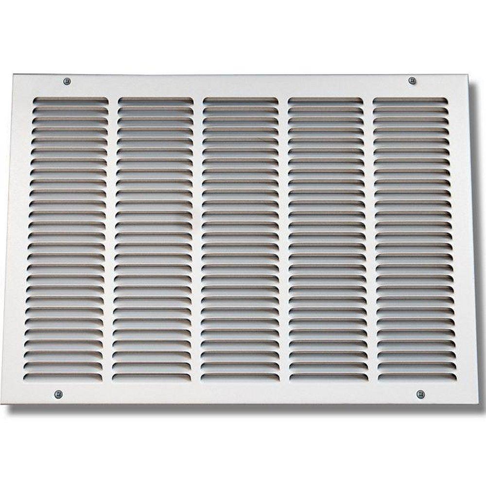 Shoemaker Manufacturing Soft White 8 x 8 in. Residential Return Grille in Soft White Steel 