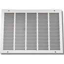 Shoemaker Manufacturing Soft White 8 x 8 in. Residential Return Grille in Soft White Steel 