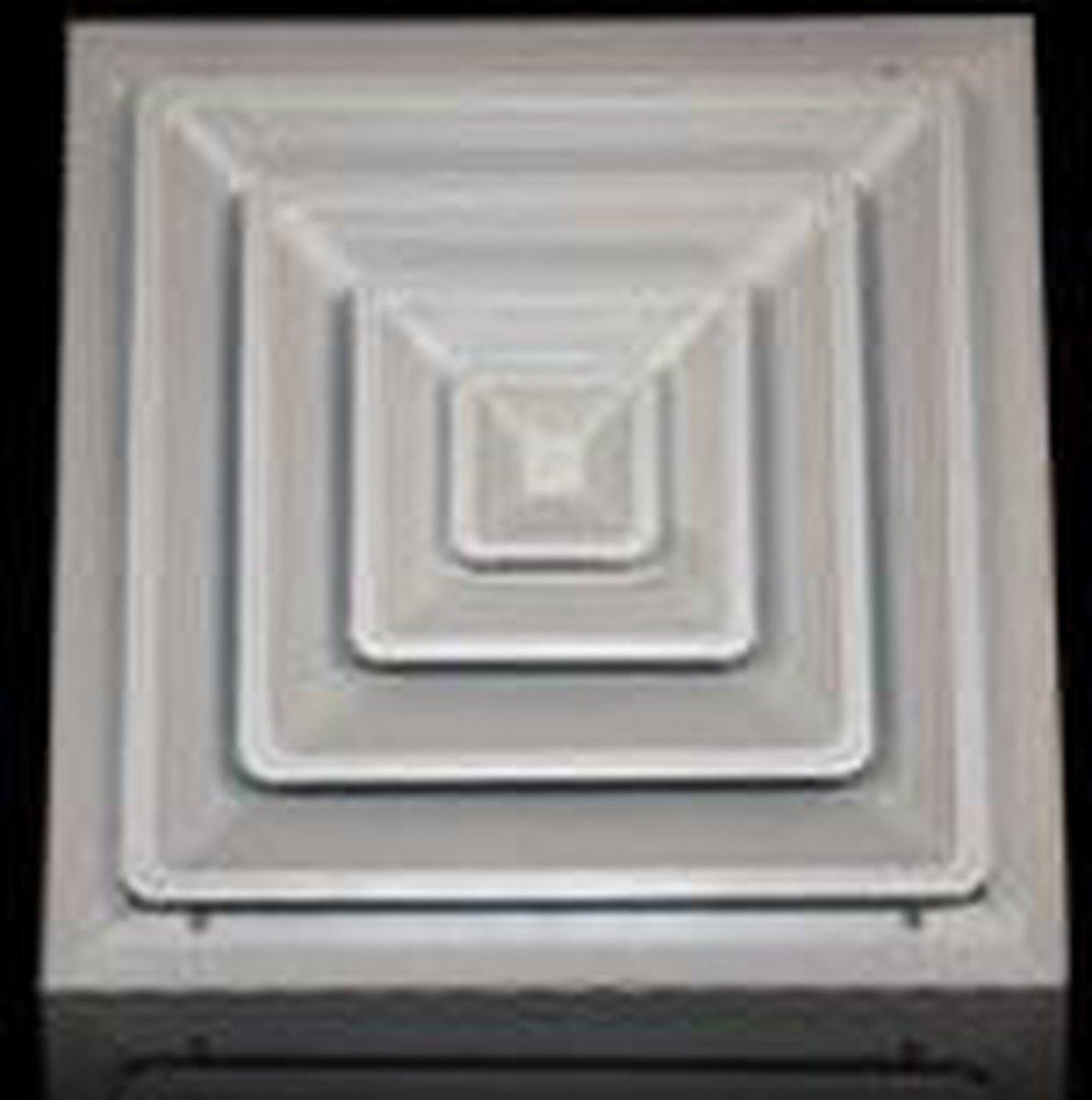 Shoemaker Manufacturing White 12 x 12 in. 4-way Louvered Diffuser 