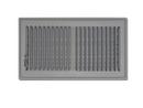 6 x 12 in. for Residential Floor Diffuser in Soft White Cold Rolled Steel