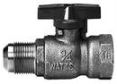 Watts Brass Brass Female Threaded x Flare T-Handle Gas Ball Valve 
