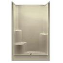 48 x 48 in. Shower with Right Hand Seat in Biscuit