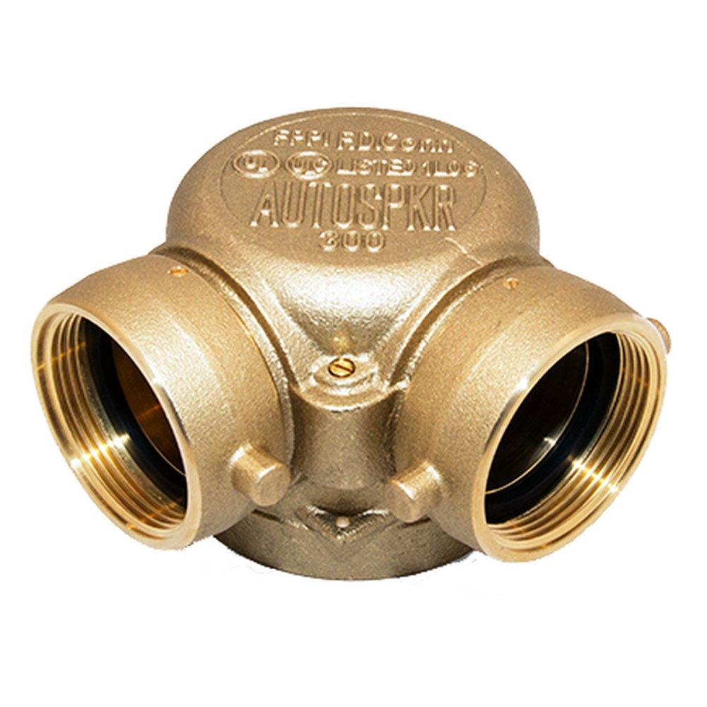FPPI&reg; 4 x 2-1/2 x 2-1/2 in. Brass Single Clapper 