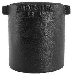 8 in. Cast Iron Cleanout less Plug
