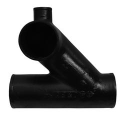 4 x 2 in. No Hub Cast Iron Reducing Figure 8 Double Fitting