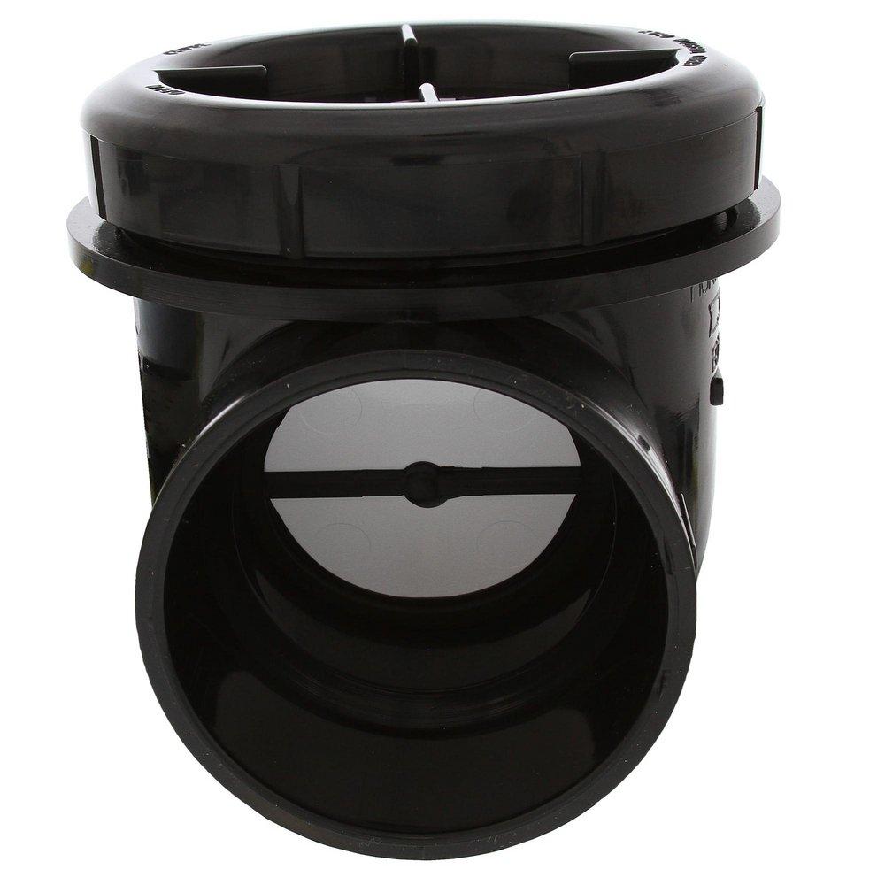 Jones Stephens Black ABS Socket Backwater Valve 