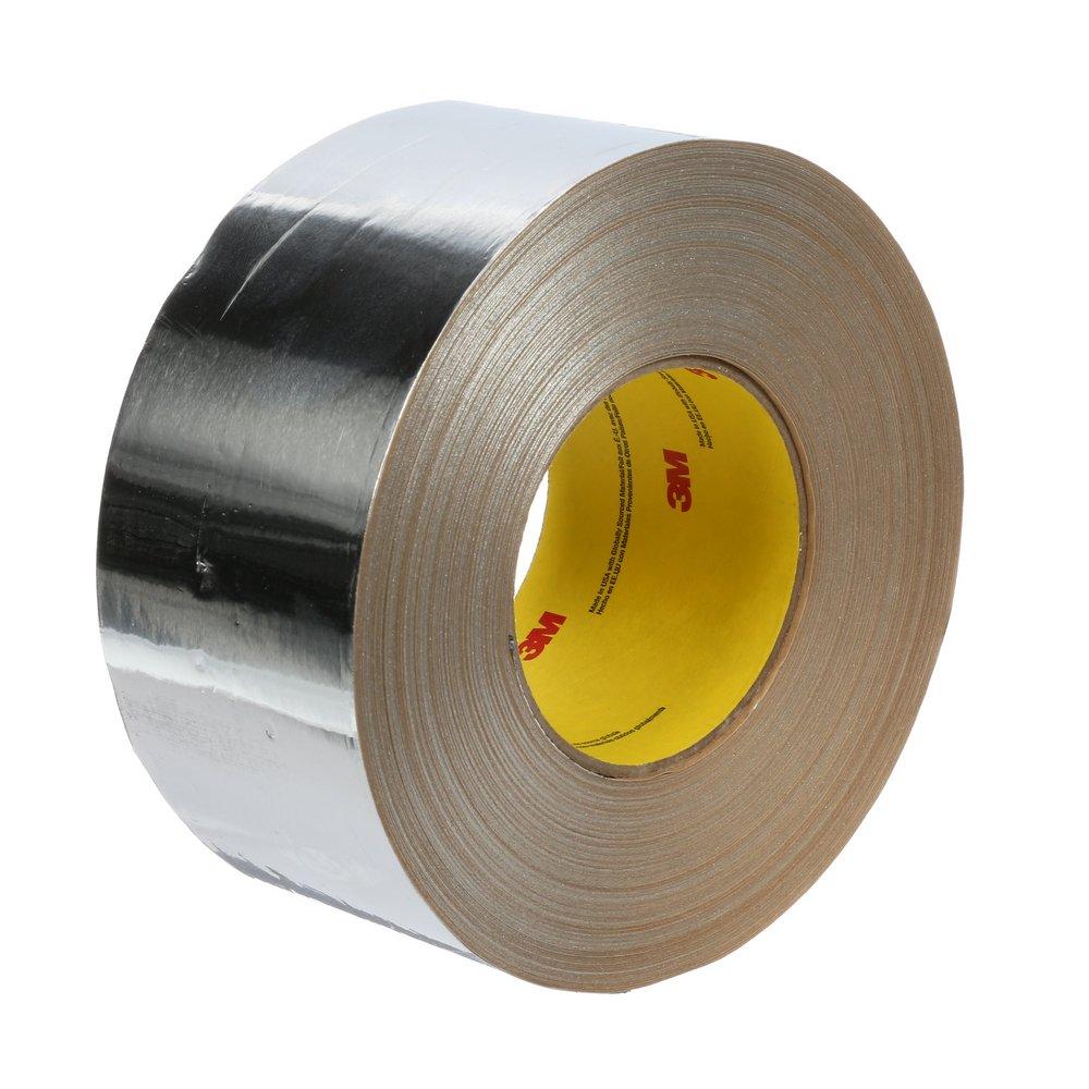 3M&trade; Venture Tape&trade; Silver 2-1/2 in. Black Aluminum Foil Tape 