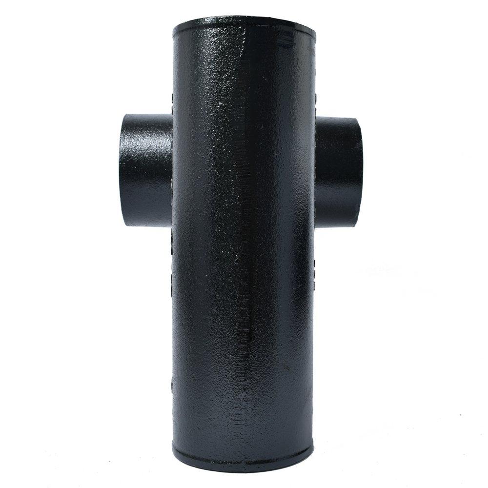 No Hub Cast Iron Reducing Figure 8 Double Fitting 