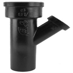 4 x 4 x 2 in. Spigot x Hub x Threaded Service Cast Iron IPT Tap on Pipe Wye