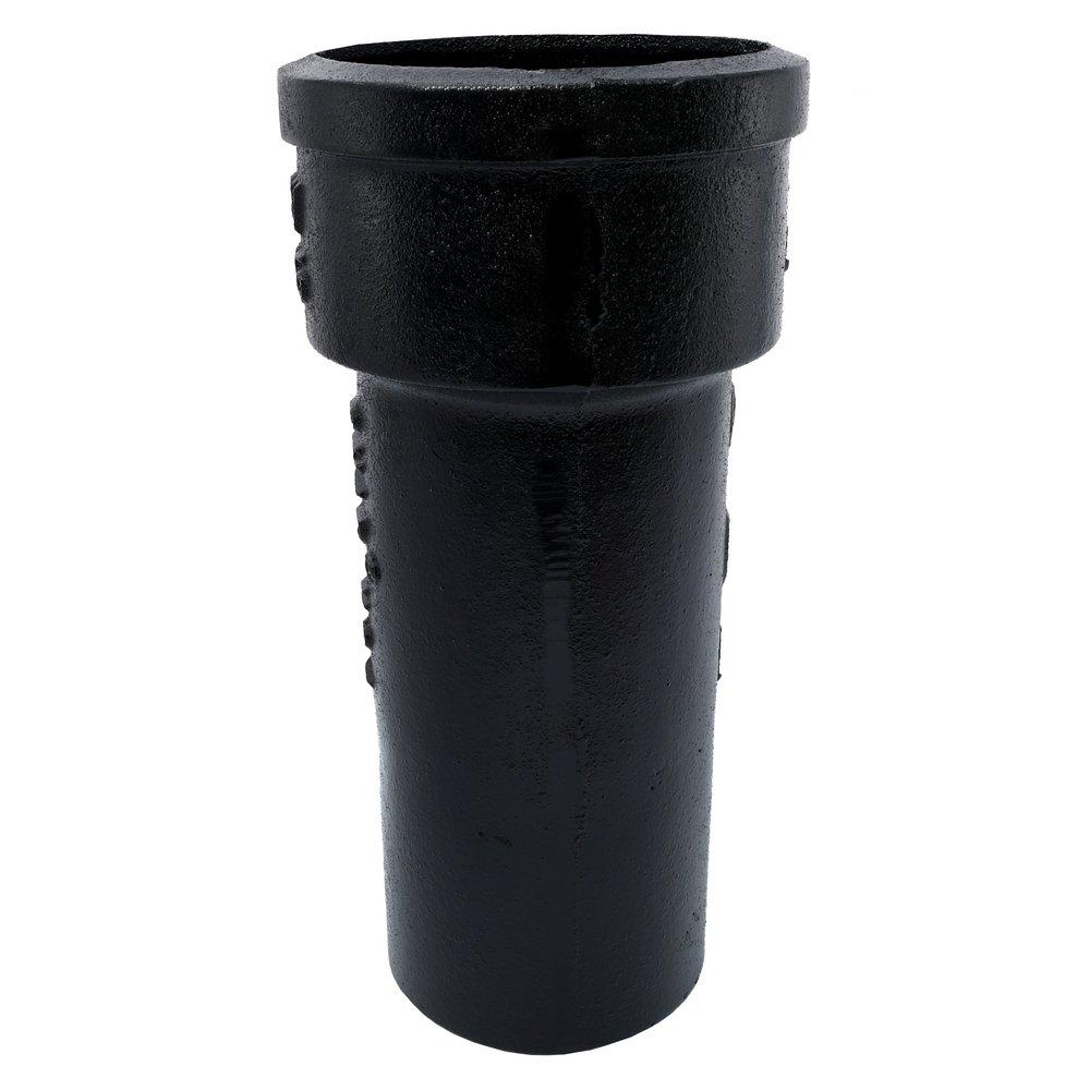 Black Spigot x Hub x Threaded Service Cast Iron IPT Tap on Pipe Wye 