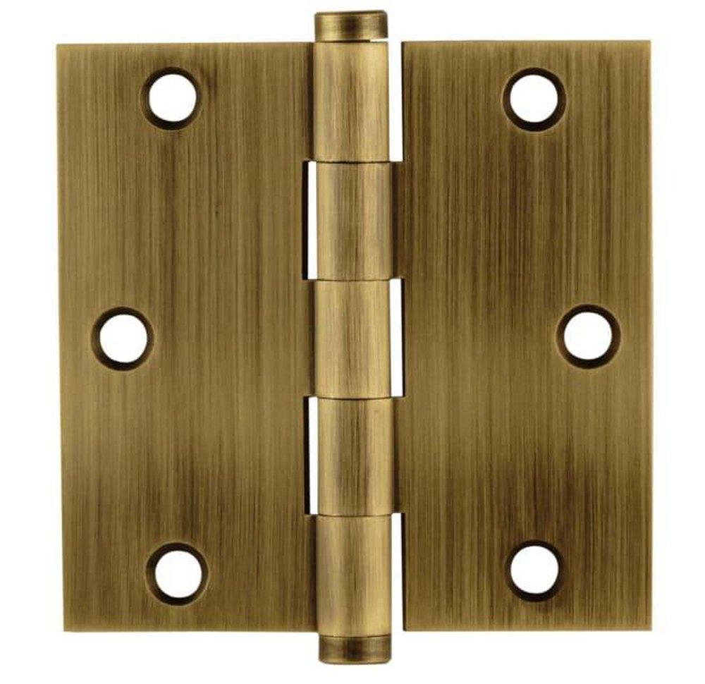 9600 BRASS HINGE SD SQCR 3.5X3.5 US3NL 