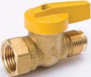 B&K Chrome Plated Forged Brass Flare x FPT Quarter Turn Lever Handle Gas Ball Valve 