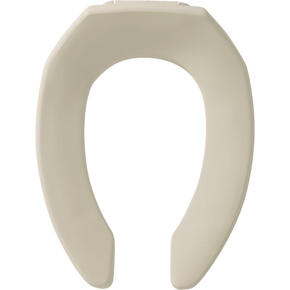 Bemis Bone Elongated Open Front Toilet Seat (Less Cover) 