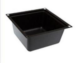 Plastic Square Tube Box in Black (1500 per Box)