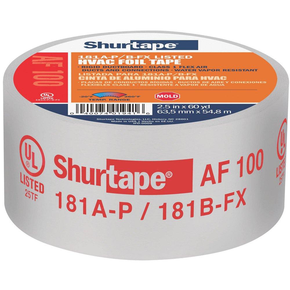 Shurtape Silver 2-1/2 in. Silver Aluminum Foil Tape 