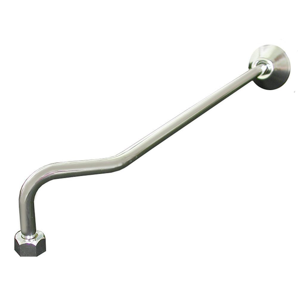 Jones Stephens Chrome Plated Overall Double Size Bath Supply Pair 