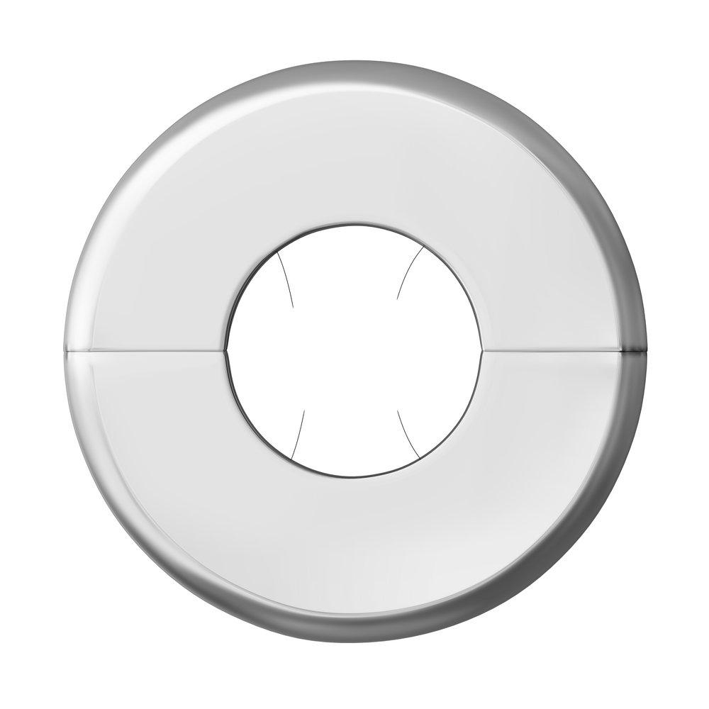 Jones Stephens Chrome Plated Steel Escutcheon in Chrome Plated 