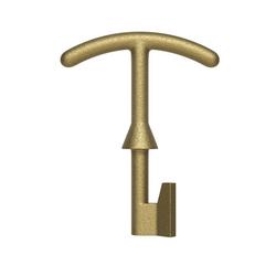 22-9/20 in. Brass Water Meter Box Key