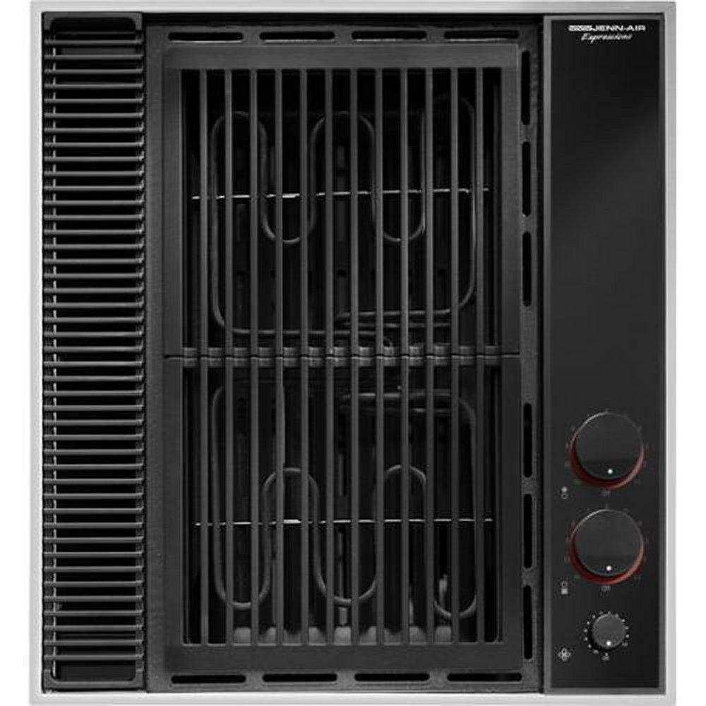 JennAir Black 20 in. Electric Downdraft Cooktop 