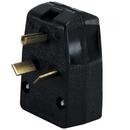 LEVITON Black 3-1/2 in. 30/50A 125/250V Dual Rated Plug 