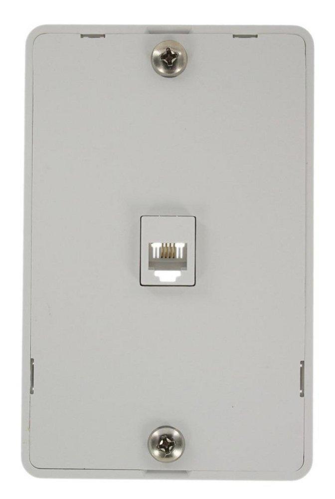 LEVITON White 1 Gang Wall Plate 