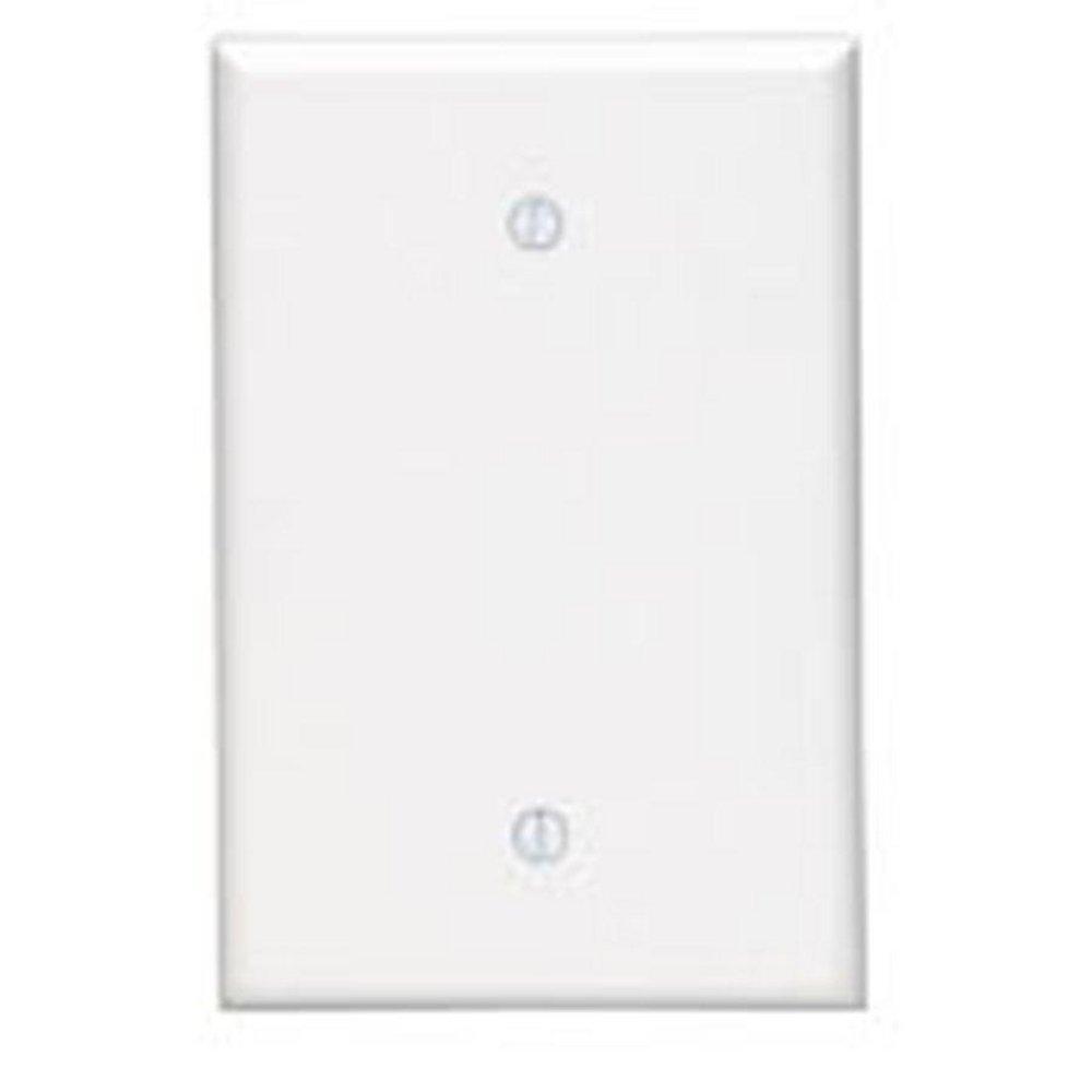 LEVITON Ivory 1-Gang 1 Blank Oversized Wall Plate 