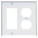 1-Device 1-Duplex Decorative Plate in White