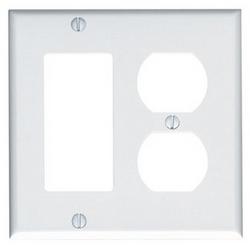 1-Device 1-Duplex Decorative Plate in White