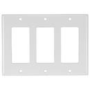 3-Gang 3-Device Wall Plate in White