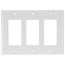 LEVITON White 4-Gang Wall Plate 