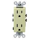 LEVITON Mahogany 15 Amp 125V Duplex Receptacle 