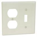 2 Gang 1 Toggle 1 Duplex Receptacle in White