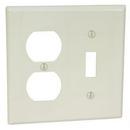 LEVITON White 2 Gang 1 Toggle 1 Duplex Receptacle 