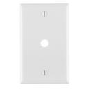 LEVITON White Cable Wall Plate 