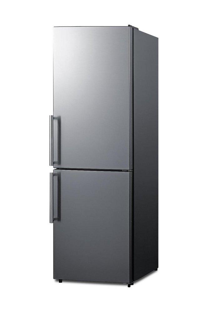 24 INCH WIDE 10.8 CU. FT. ENERGY STAR CERTIFIED FINGERPRINT RESISTANT BOTTOM FREEZER REFRIGERATOR WITH SUPER FREEZE 