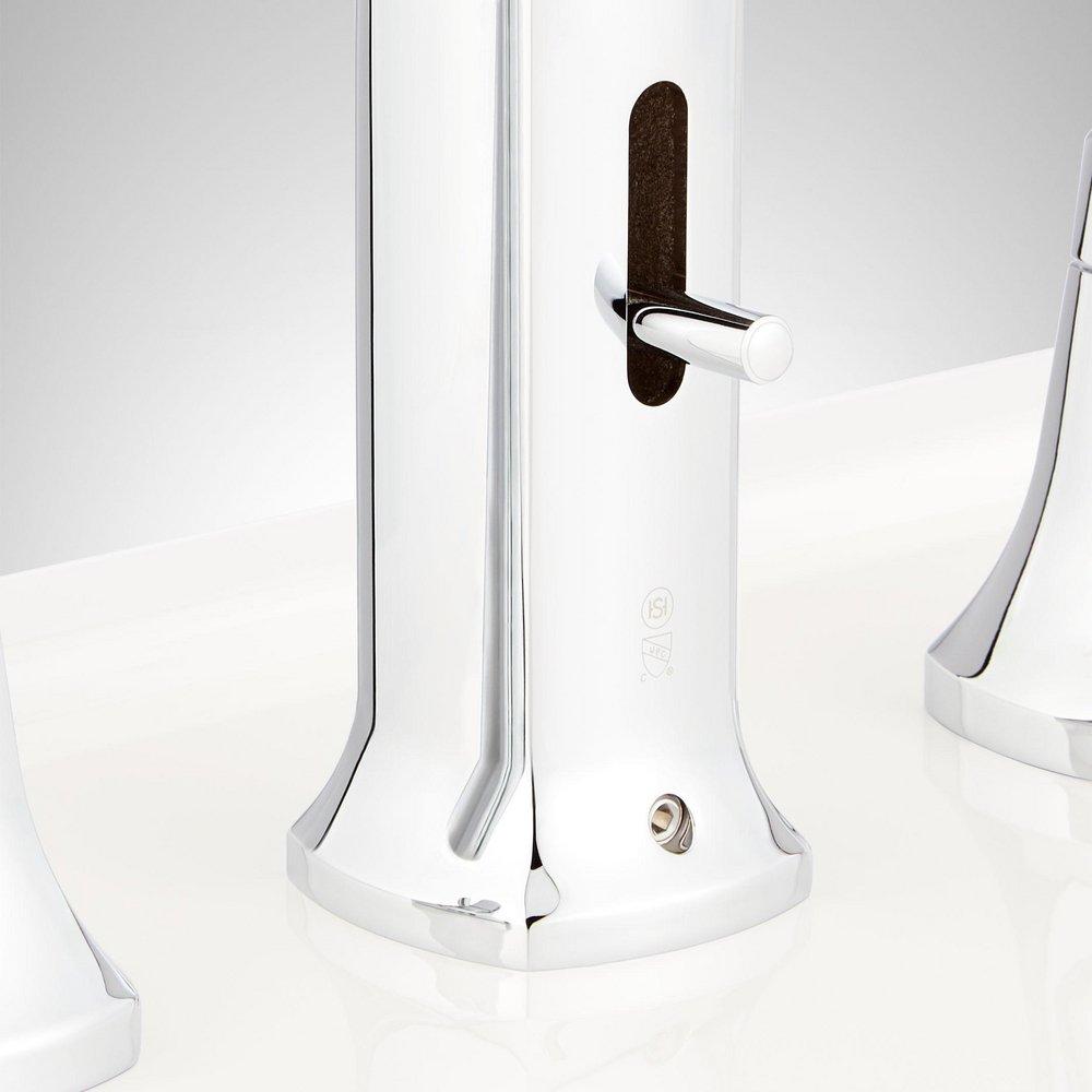 Signature Hardware Chrome Two Handle Roman Tub Faucet with Hand Shower 