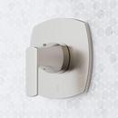 Single Handle Thermostatic Valve Trim in Brushed Nickel