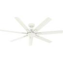 60 INCH DOWNTOWN ENERGY STAR MATTE WHITE DAMP RATED CEILING FAN AND WALL CONTROL 
