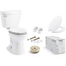 Complete Solution 1.28 gpf Elongated Comfort Height&reg;Two Piece Toilet in White 