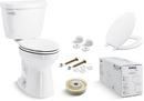 Complete Solution 1.28 gpf Two Piece Elongated Toilet in White 
