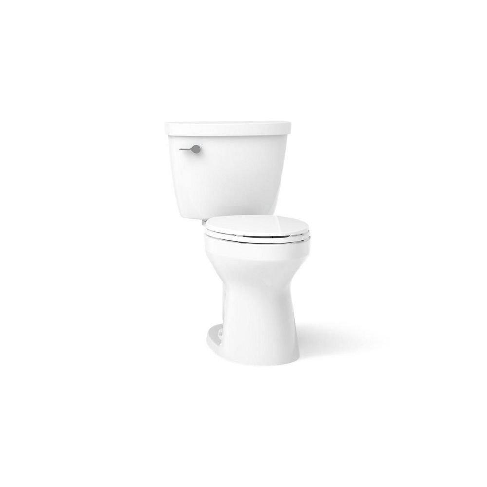 Complete Solution 1.28 gpf Elongated Comfort Height&reg;Two Piece Toilet in White 