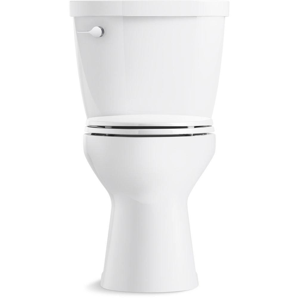 Complete Solution 1.28 gpf Elongated Comfort Height&reg;Two Piece Toilet in White 