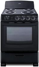 23-1/2 in. 4-Burner Electric Freestanding Range in Black 