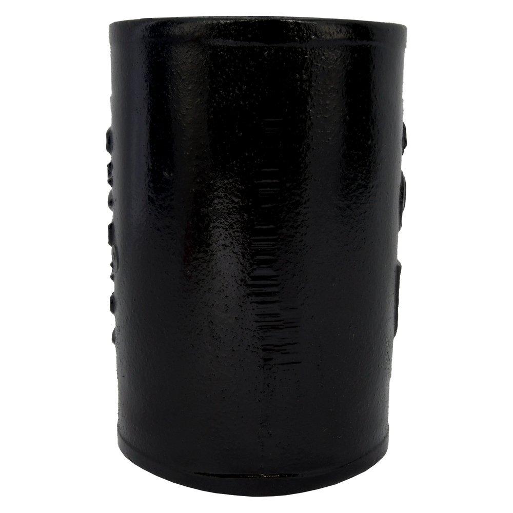 Black No Hub Cast Iron Reducing 1/8 Bend Combination Wye 