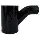 Black No Hub Cast Iron Reducing 1/8 Bend Combination Wye 